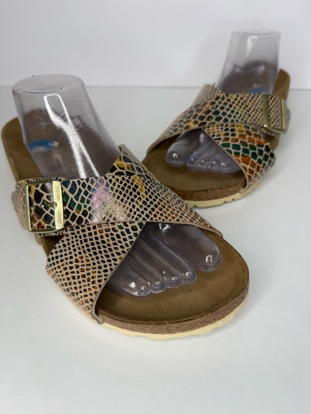 Birkenstock Women's Siena II Rainbow Snake Sandals Size 12